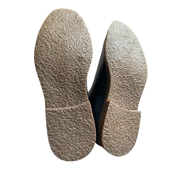 Men's Chelsea Slip On Ankle Boots Size 8 Leather Upper & Rubber Sole Black - Picture 5 of 8